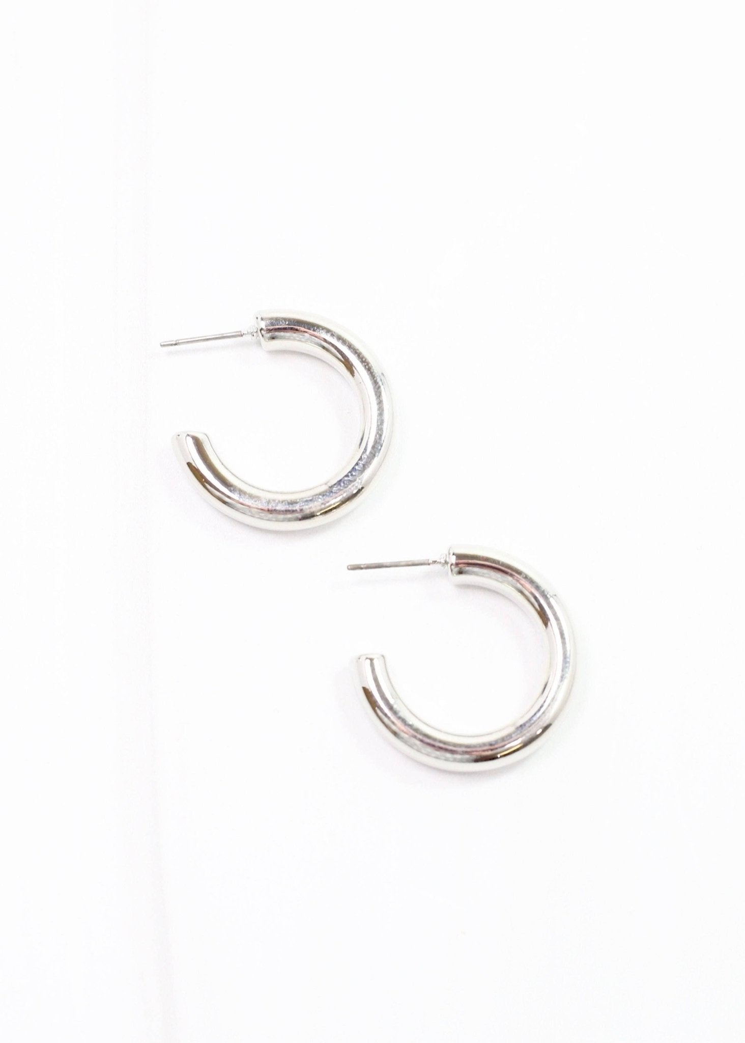 Imelda Hoop Earring Silver - Jessi Jayne Boutique