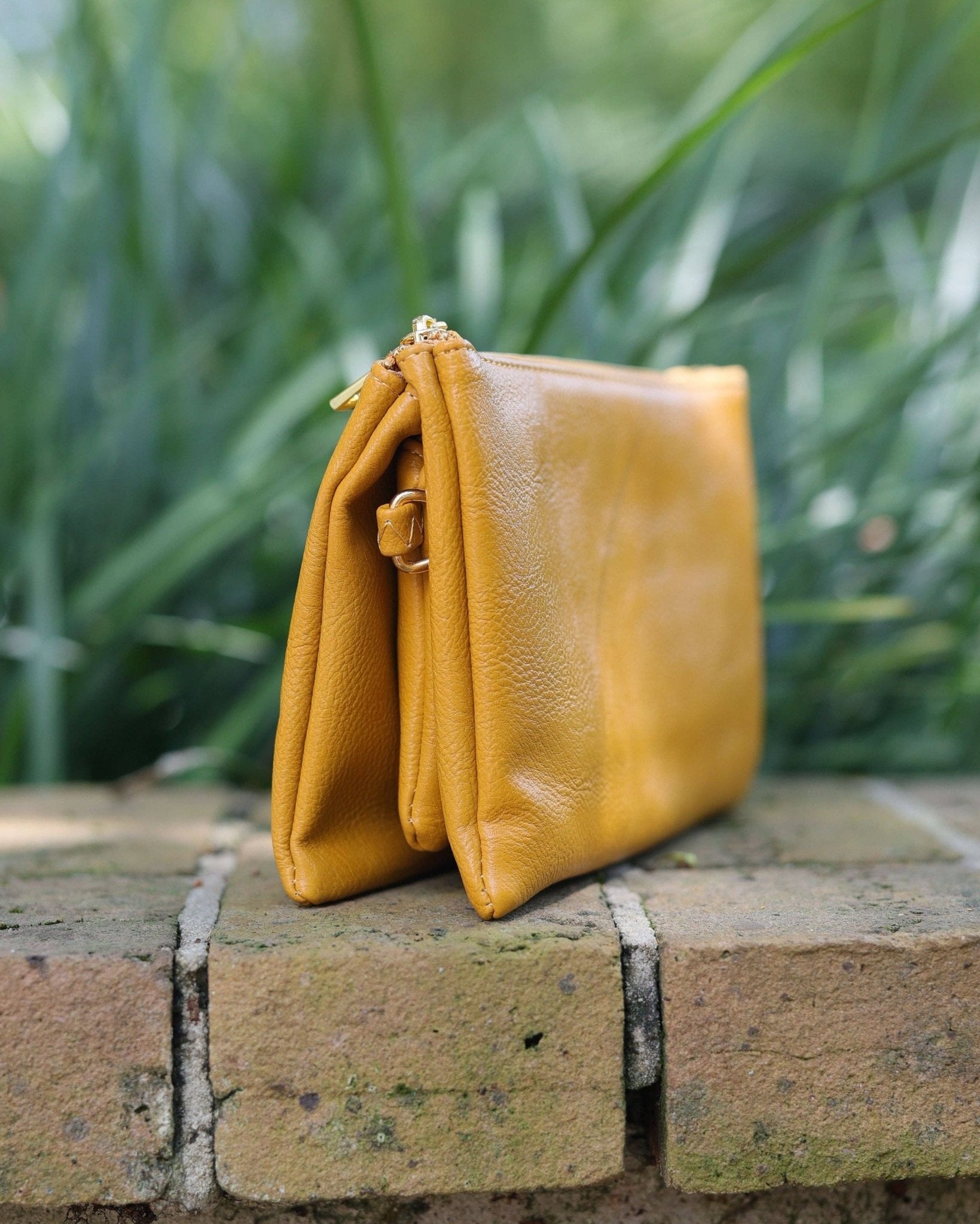 Liz Mustard Crossbody Purse - Jessi Jayne Boutique