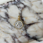Two Toned Coin Pendant