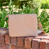 Ariana Latte Crossbody Purse - Jessi Jayne Boutique