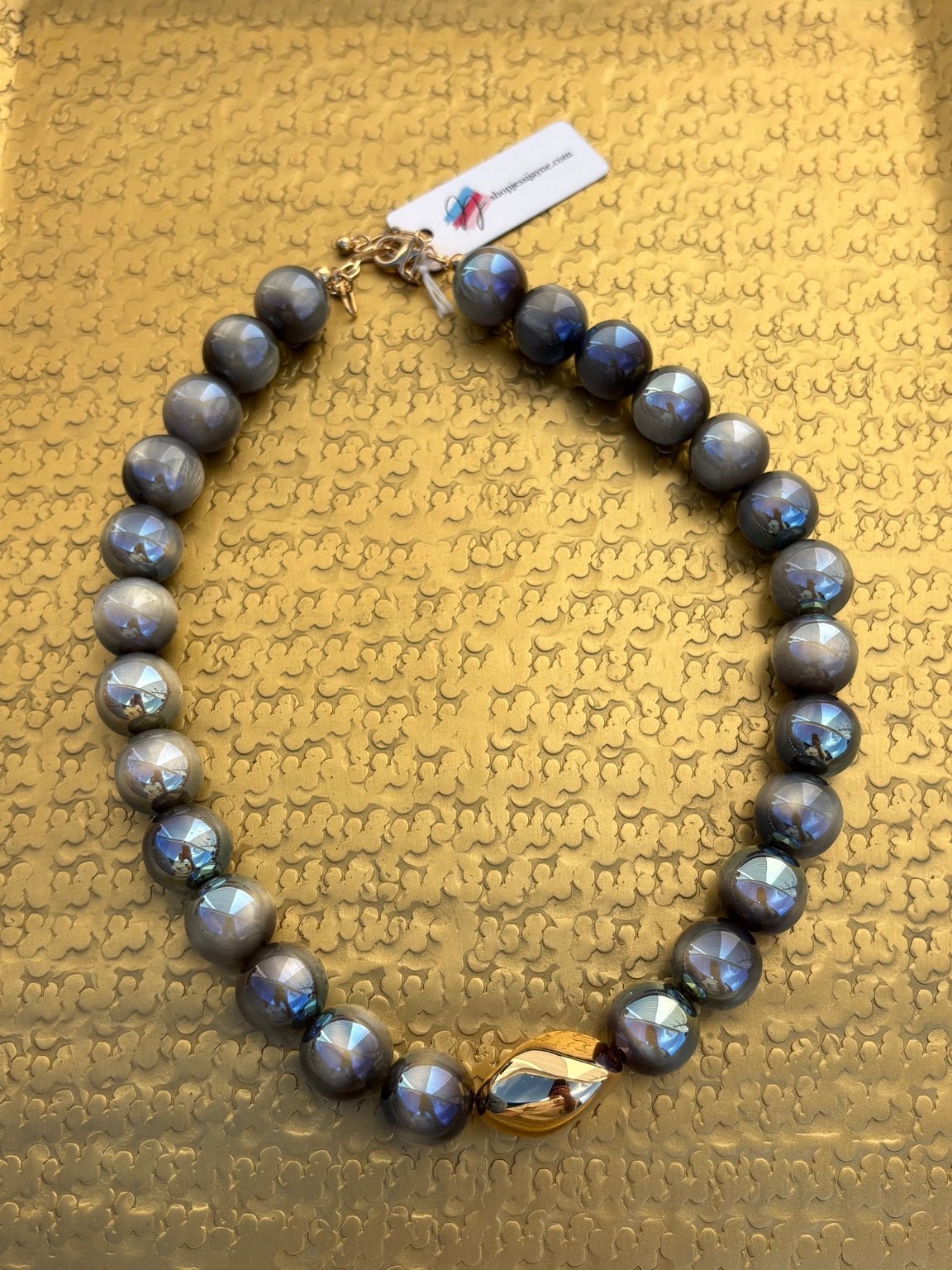 Midnight Pearl Statement Necklace - Jessi Jayne Boutique