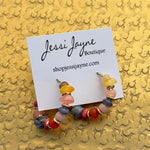 Candy Pop Beaded Hoop Earrings - Jessi Jayne Boutique