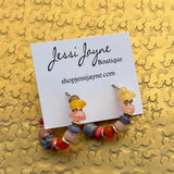 Candy Pop Beaded Hoop Earrings - Jessi Jayne Boutique