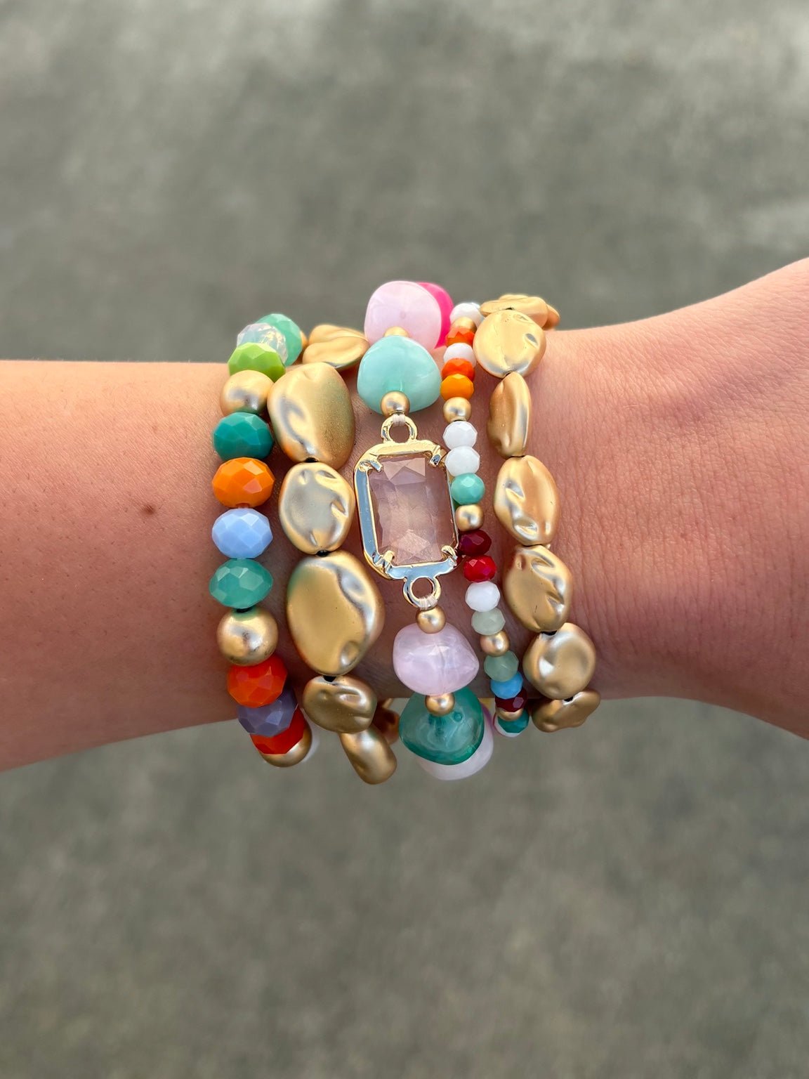Seaside Treasure Stack Bracelet Set - Jessi Jayne Boutique