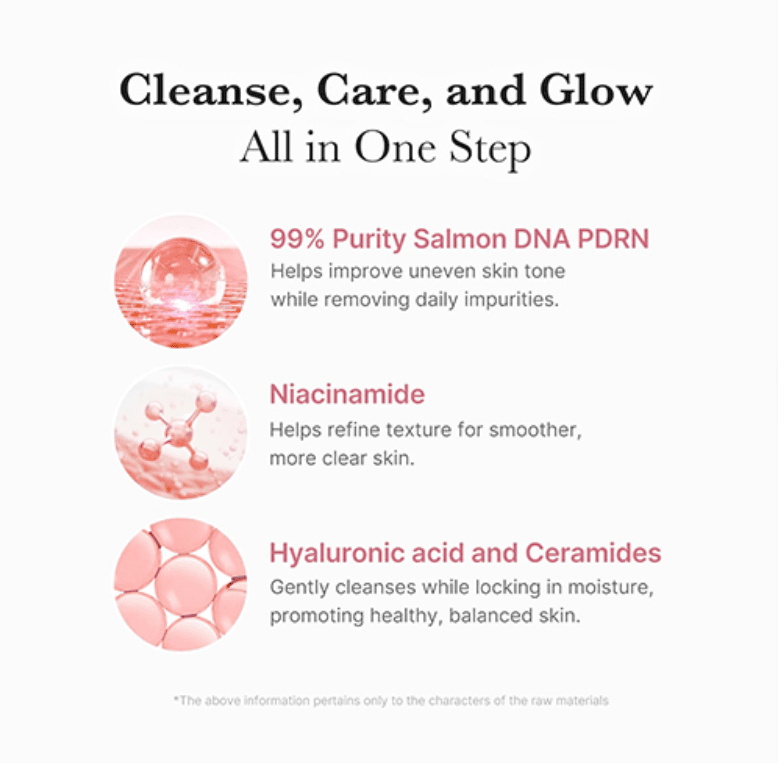 MEDICUBE PDRN Pink Niacinamide Whip Cleanser - Jessi Jayne Boutique