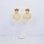 Adley Hammered Drop Earring - Jessi Jayne Boutique