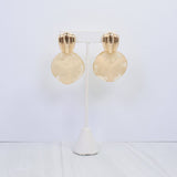 Adley Hammered Drop Earring - Jessi Jayne Boutique