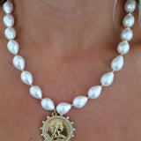 Chansuttpearls Gia Coin Necklace