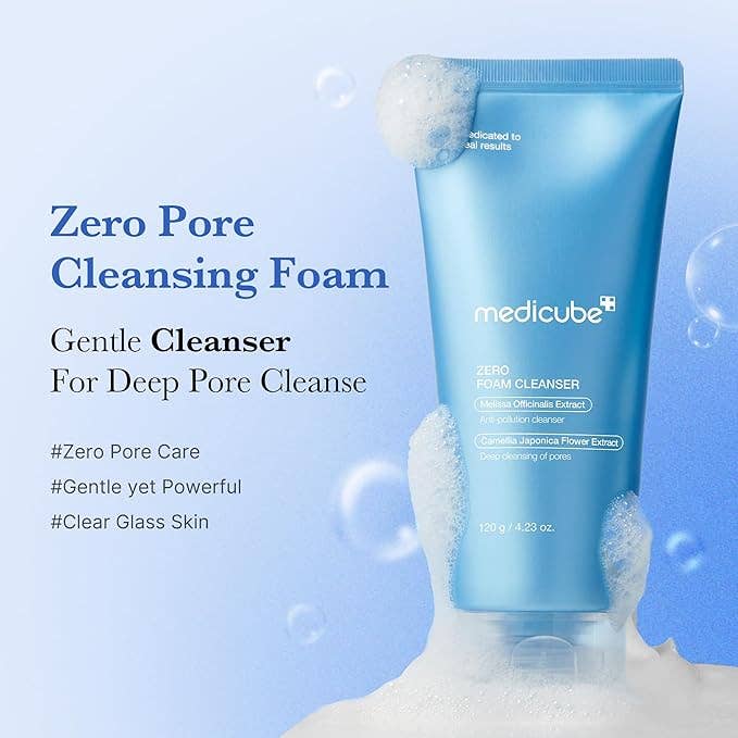 MEDICUBE Zero Foam Cleanser for Sensitive Skin 120g 4.23 oz - Jessi Jayne Boutique