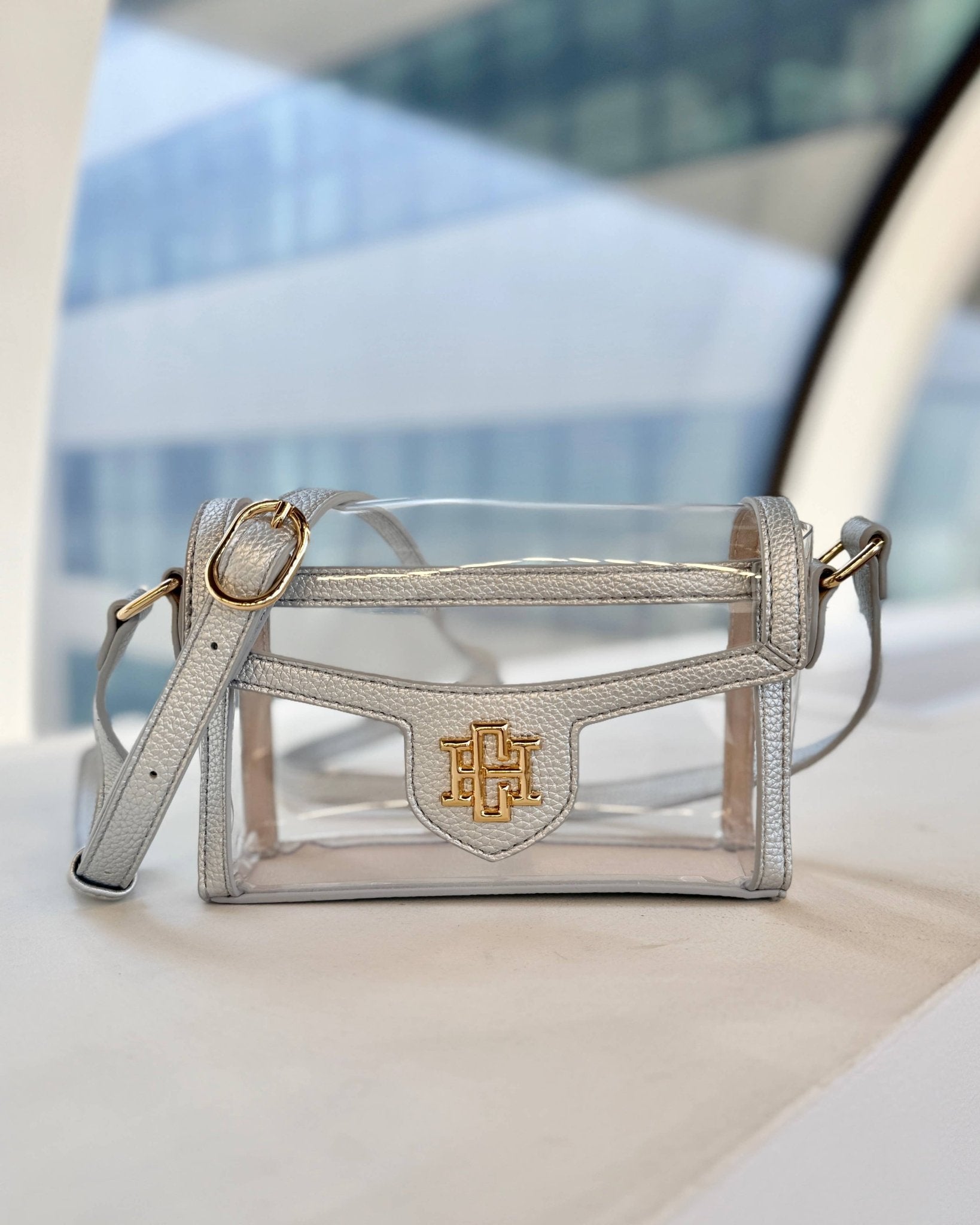 Anna Clear Silver Handbag - Jessi Jayne Boutique