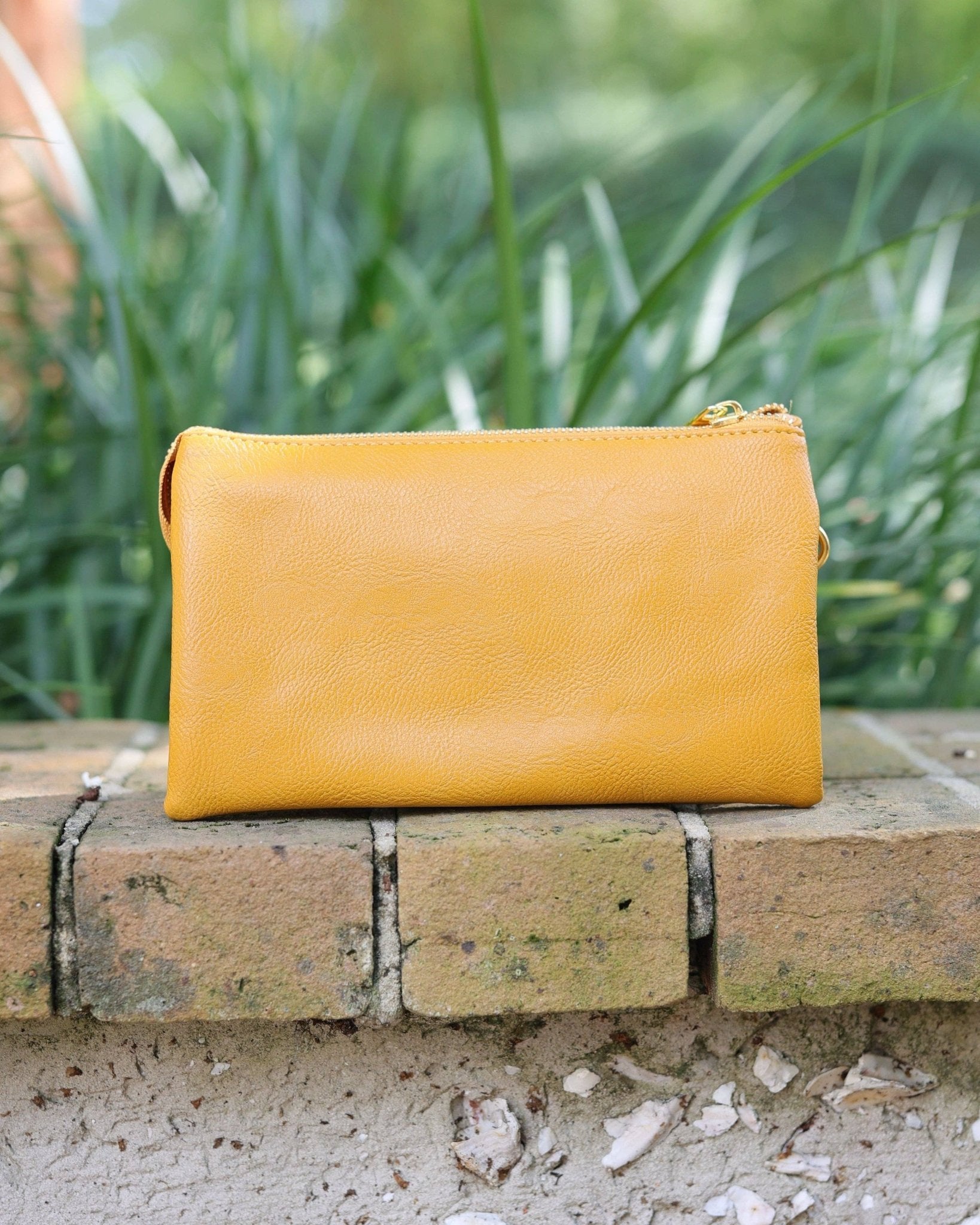 Liz Mustard Crossbody Purse - Jessi Jayne Boutique