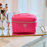 Hampton Hot Pink Patent Train Case