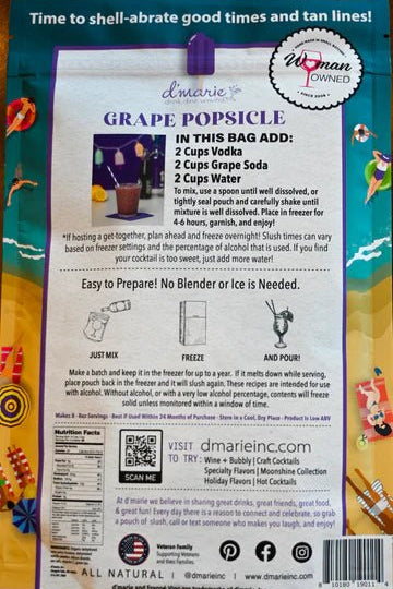 Grape Popsicle Craft Cocktail Slush Mix - Jessi Jayne Boutique