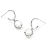 Kendra Scott Tomon Ivory MOP Huggie Earrings - Jessi Jayne Boutique