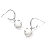 Kendra Scott Tomon Ivory MOP Huggie Earrings - Jessi Jayne Boutique