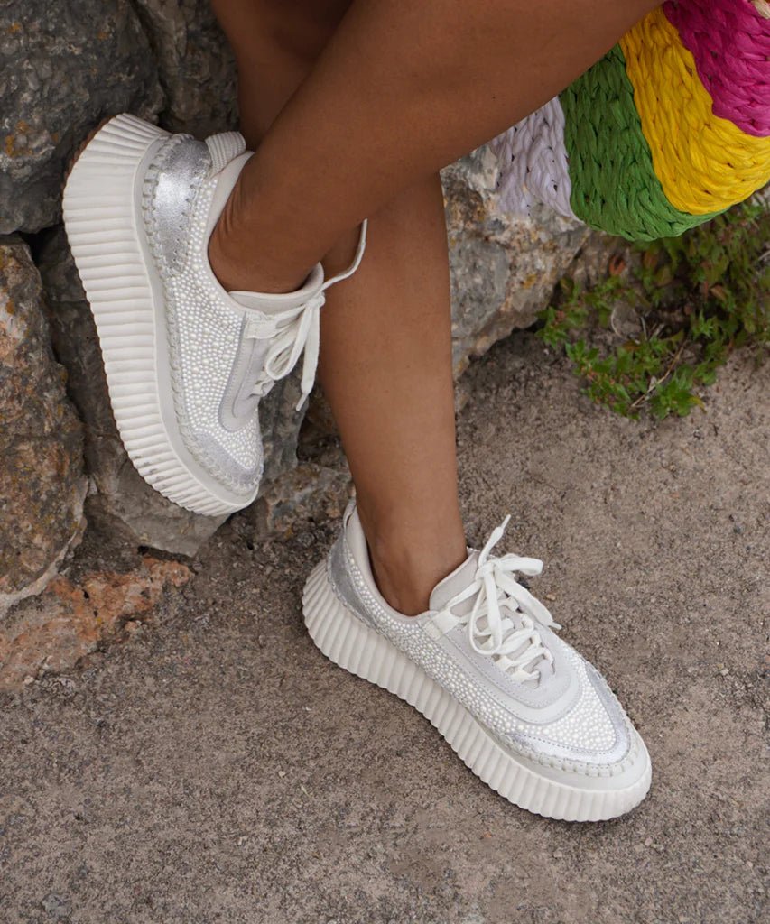 Dolce Vita Dolen Vanilla Pearl Sneakers - Jessi Jayne Boutique