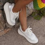 Dolce Vita Dolen Vanilla Pearl Sneakers - Jessi Jayne Boutique