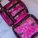 Punta Cana Large Leopard Patent Case Bag - Jessi Jayne Boutique
