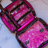 Punta Cana Large Leopard Patent Case Bag - Jessi Jayne Boutique
