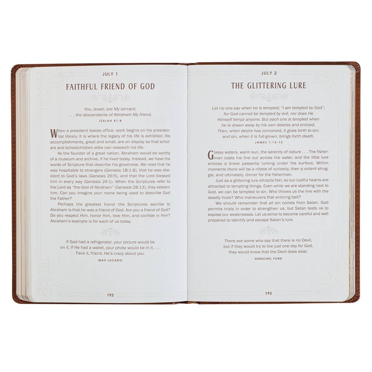 Devotional Walking with God Large Print Faux Leather - Jessi Jayne Boutique