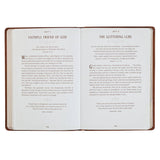 Devotional Walking with God Large Print Faux Leather - Jessi Jayne Boutique