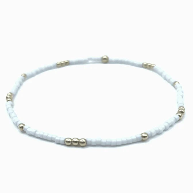 Erin Gray 2mm Newport Gold Filled Waterproof Bracelet (7colors) - Jessi Jayne Boutique