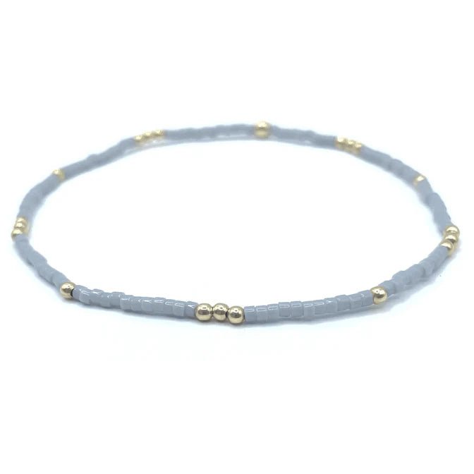 Erin Gray 2mm Newport Gold Filled Waterproof Bracelet (7colors) - Jessi Jayne Boutique