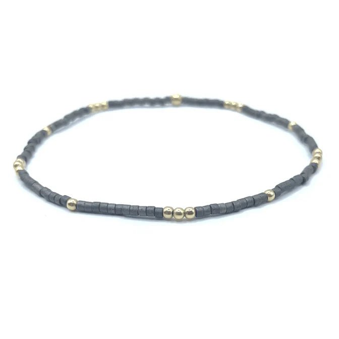 Erin Gray 2mm Newport Gold Filled Waterproof Bracelet (7colors) - Jessi Jayne Boutique