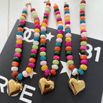 Colorful Heart Necklace