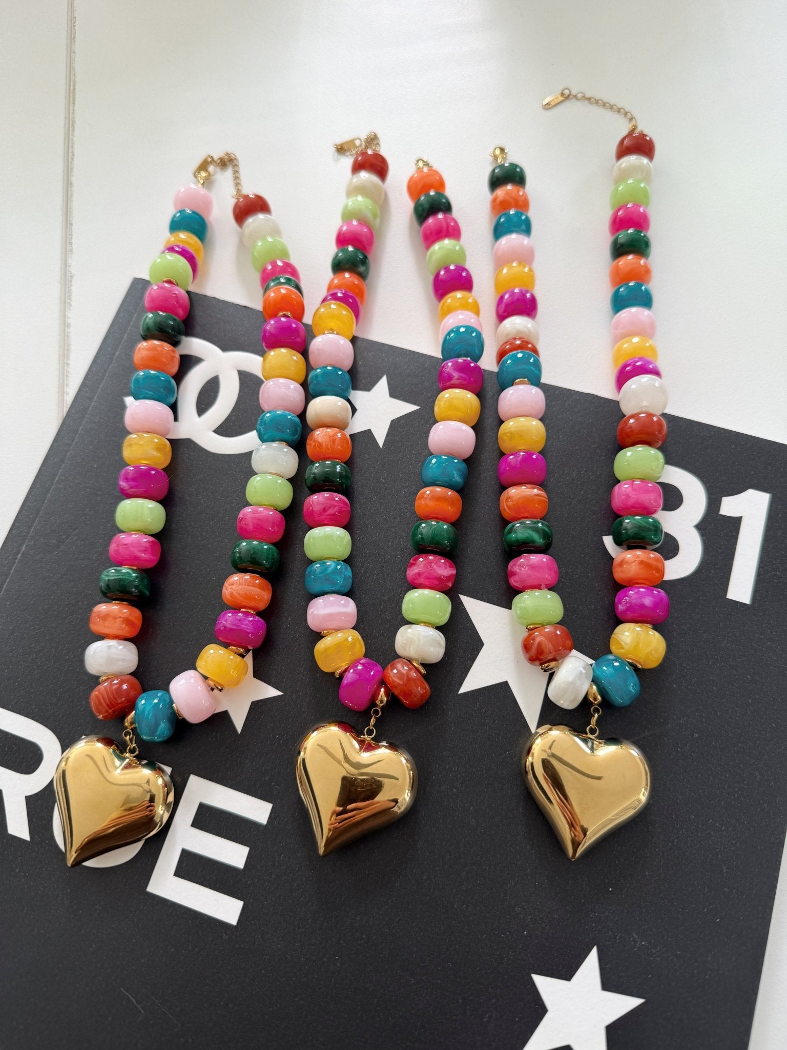 Colorful Heart Necklace - Jessi Jayne Boutique