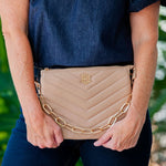 Ariana Latte Crossbody Purse - Jessi Jayne Boutique