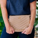 Ariana Latte Crossbody Purse - Jessi Jayne Boutique