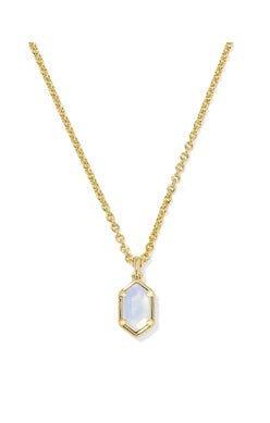 Kendra Scott Hallie Short Gold Opalite Illusion Necklace - Jessi Jayne Boutique