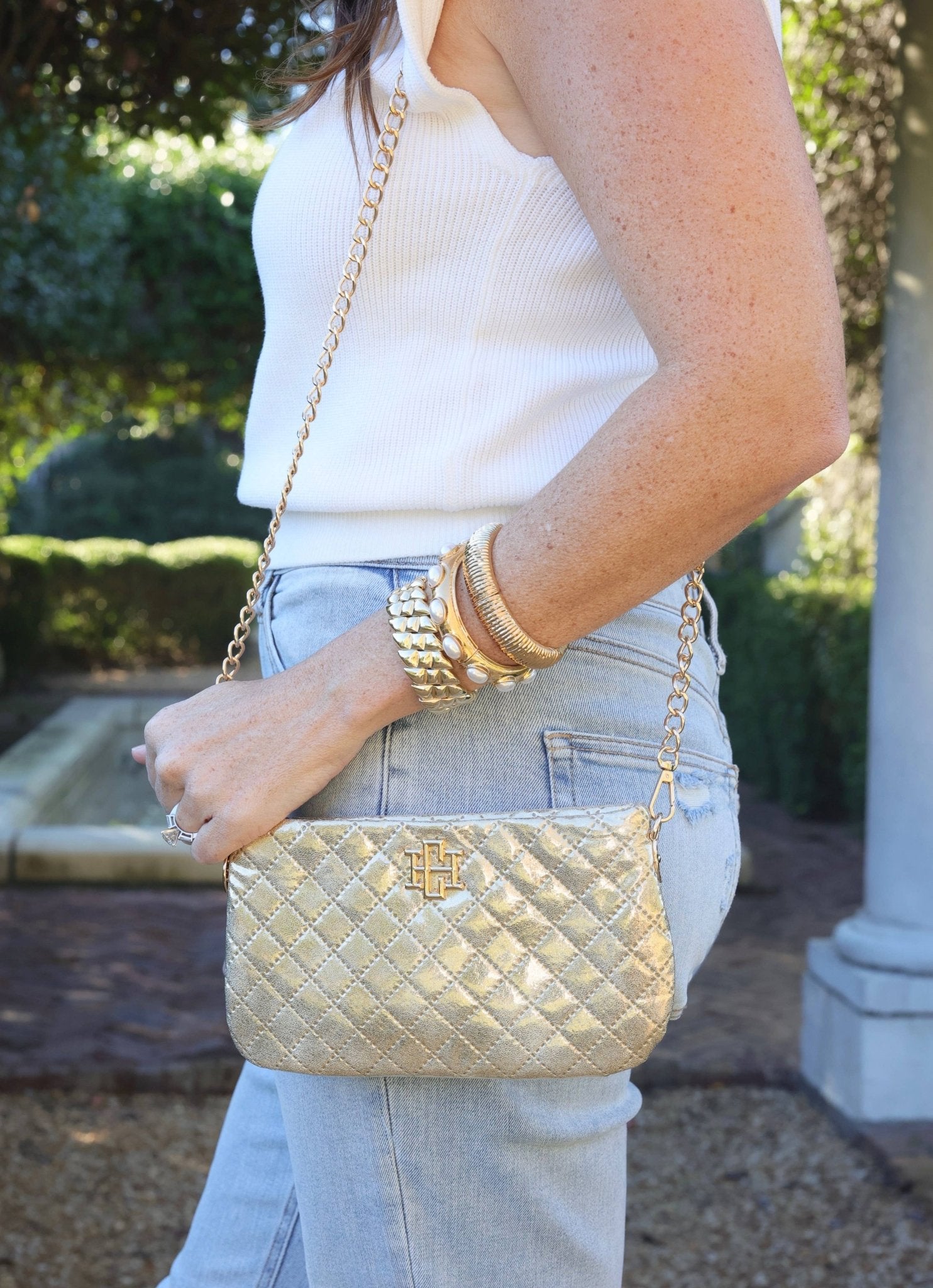 Livi CHAMPAGNE POP Crossbody Purse - Jessi Jayne Boutique