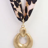 Galena Horseshoe Charm Worn Gold