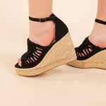 Juti Wedges in Black - Jessi Jayne Boutique