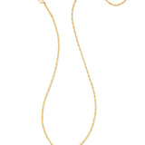 Cailin Gold Pendant Necklace in Aqua Crystal