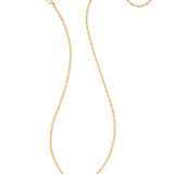 Cailin Gold Pendant Necklace in Blue Crystal