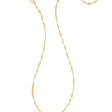 Cailin Gold Pendant Necklace in Golden Yellow Crystal
