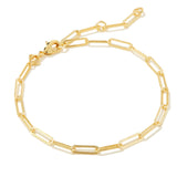 Kendra Scott Courtney Paperclip Bracelet in Gold
