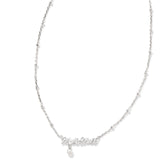 Kendra Scott Mama Script Pendant Necklace in Silver - Jessi Jayne Boutique