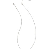 Kendra Scott Mama Script Pendant Necklace in Silver - Jessi Jayne Boutique