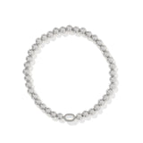 Kendra Scott Mini Elaina Stretch Bracelet Silver - Jessi Jayne Boutique