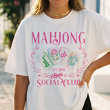 Mahjong Social Club Graphic Tee