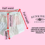 Sunkissed Coconut Quilted Pastel Floral Shorts - Jessi Jayne Boutique