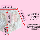 Sunkissed Coconut Quilted Pastel Floral Shorts - Jessi Jayne Boutique