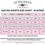 Sunkissed Coconut Quilted Pastel Floral Shorts - Jessi Jayne Boutique