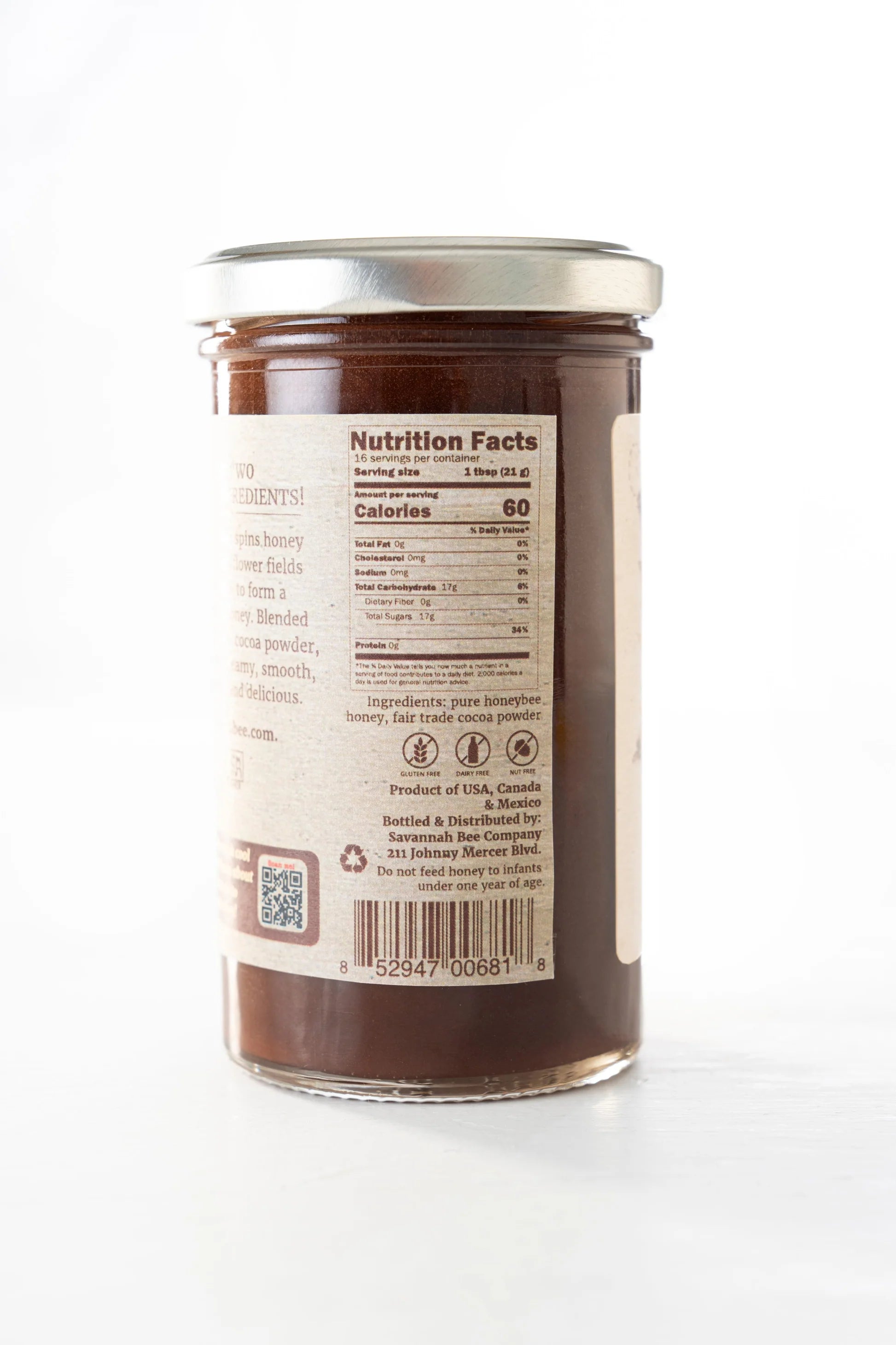 Savannah Bee Co Whipped Honey - Chocolate 3oz - Jessi Jayne Boutique