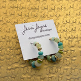 Candy Pop Beaded Hoop Earrings - Jessi Jayne Boutique