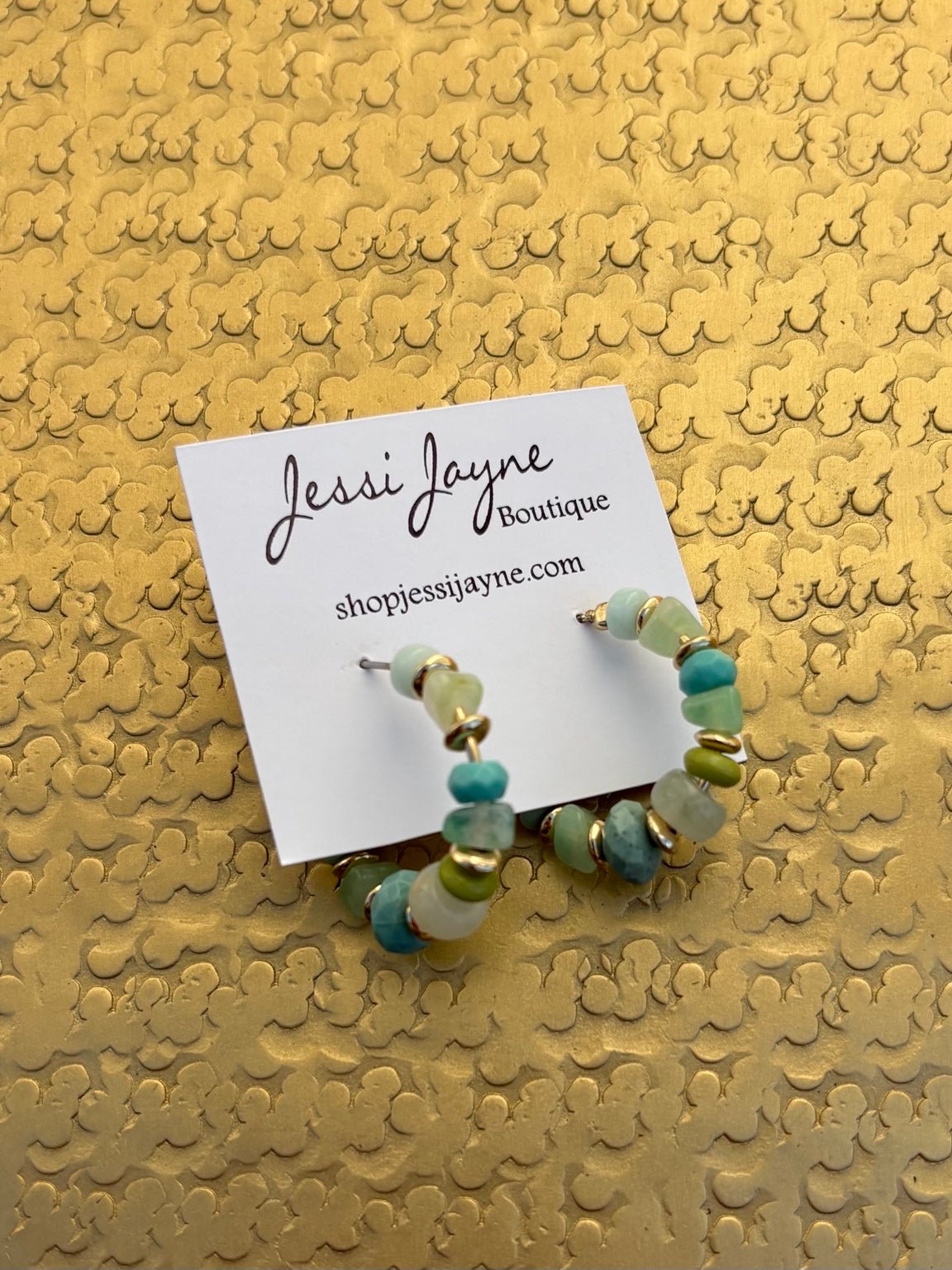 Candy Pop Beaded Hoop Earrings - Jessi Jayne Boutique